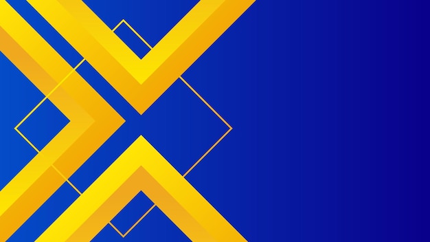 Moderno fondo abstracto color azul y amarillo diseño de fondo abstracto amarillo y azul