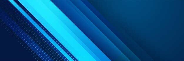 Moderno fondo de banner azul con gradiente abstracto Diseño gráfico abstracto de banner Patrón de presentación plantilla web de fondo