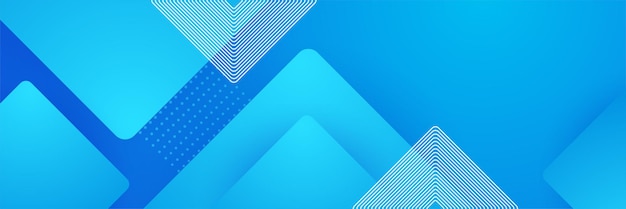 Moderno fondo de banner azul con gradiente abstracto Diseño gráfico abstracto de banner Patrón de presentación plantilla web de fondo