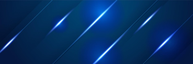 Moderno fondo de banner azul con gradiente abstracto Diseño gráfico abstracto de banner Patrón de presentación plantilla web de fondo
