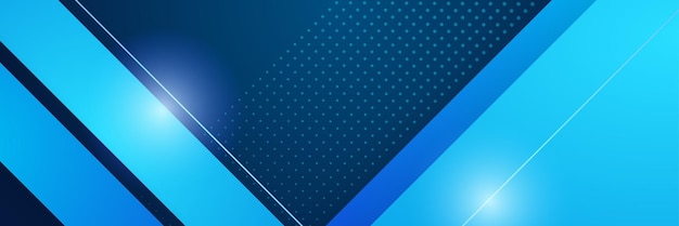 Moderno fondo de banner azul con gradiente abstracto Diseño gráfico abstracto de banner Patrón de presentación plantilla web de fondo