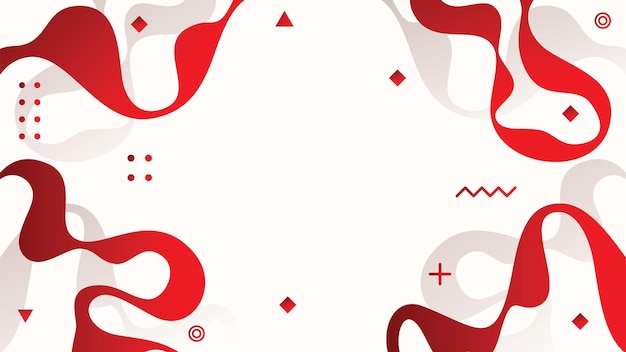 Moderno fondo rojo elegante con espacio en blanco moderno futurista