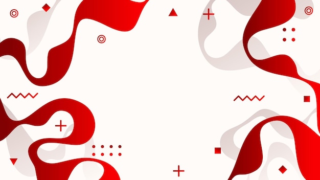 Moderno fondo rojo elegante con espacio en blanco moderno futurista
