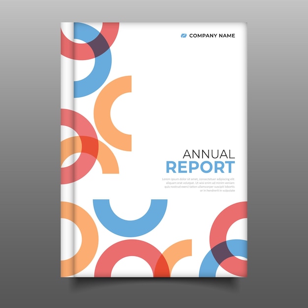 moderno informe anual portada libro de negocios diseño geométrico diseño de folleto corporativo folleto