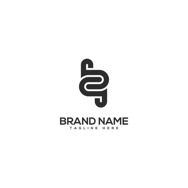 Moderno letra QB BQ diseño de logotipo plantilla vectorial iniciales icono monograma