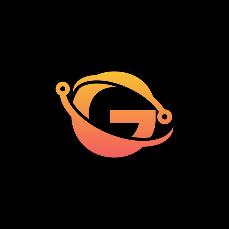Vector moderno logotipo de la letra g tech para el diseño de logotipo de tecnología innovadora