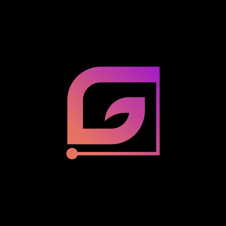 Vector moderno logotipo de la letra g tech para el diseño de logotipo de tecnología innovadora