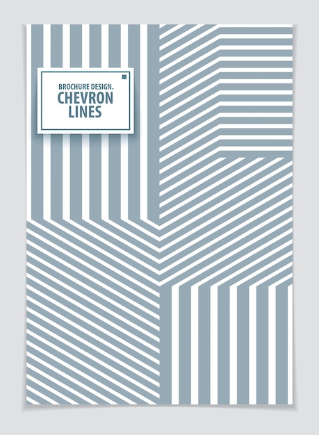 Moderno modelo mínimo folleto, folleto, cartel. Patrón geométrico vectorial fondo abstracto. Ilustración geométrica con textura de línea a rayas. Formato de impresión A4.