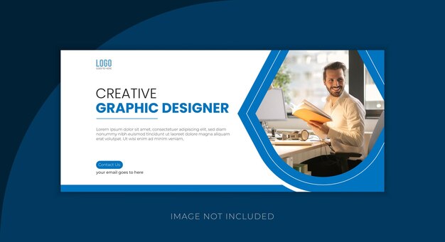 Moderno modelo de portada de Facebook para la agencia de marketing promocional