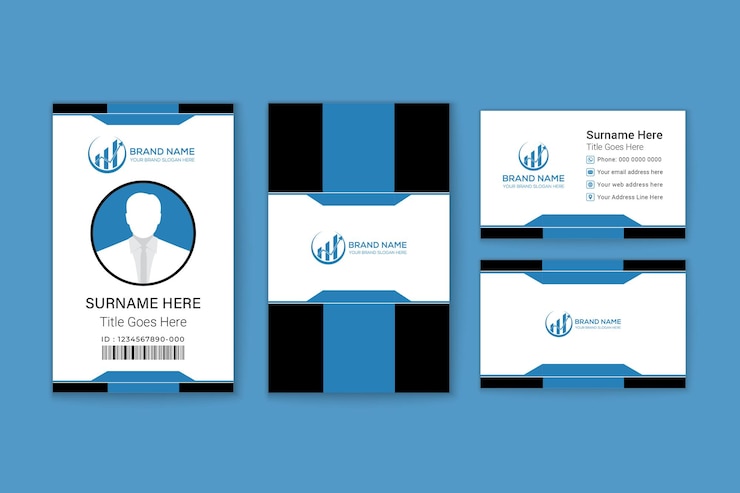 Vector moderno modelo de tarjeta de visita corporativa mínima diseño tarjeta de visita