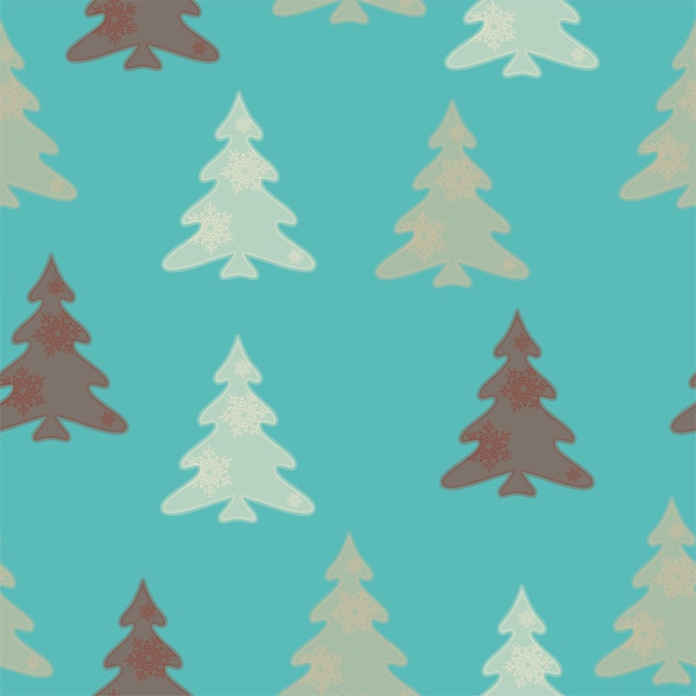 Moderno Navidad sin costuras patrones vectoriales bonitos árboles de Navidad patrones de regalos de Navidad