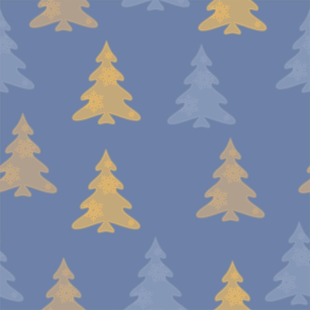 Moderno Navidad sin costuras patrones vectoriales bonitos árboles de Navidad patrones de regalos de Navidad