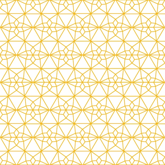Moderno patrón árabe de Oriente Medio Diseño vectorial ornamental geométrico sin costuras