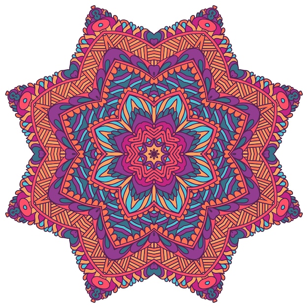 Moderno patrón boho geométrico étnico sin costuras