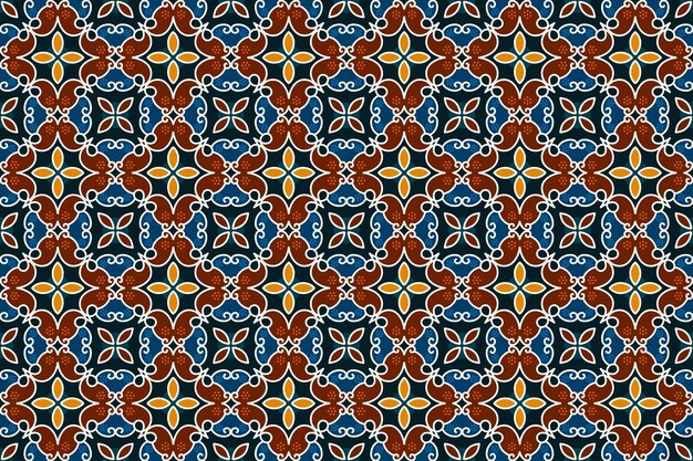Moderno patrón sin costuras de Batik