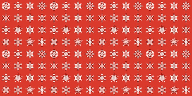 Moderno patrón sin costuras geométrico de invierno con copos de nieve concepto de Navidad y Año Nuevo Xmas