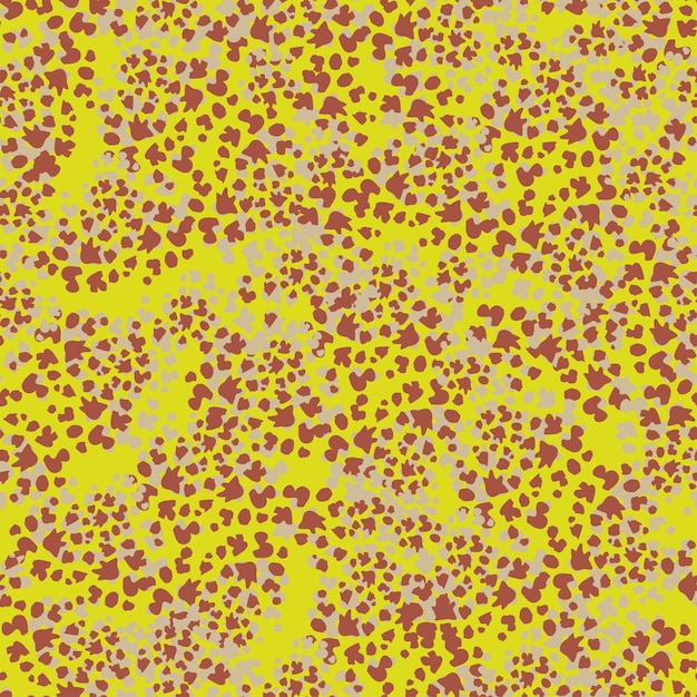 Moderno patrón vectorial sin costuras Ilustración vectorial de flores y hojas de prado dibujadas a mano