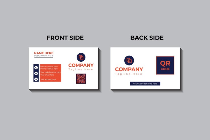 Moderno y sencillo modelo de tarjeta de visita para la empresa Estilo corporativo Creativo y sencillo negocio