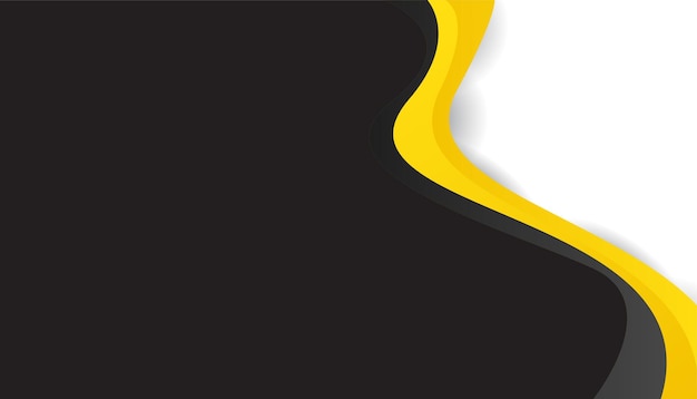 Moderno simple 3D negro amarillo naranja fondo abstracto Diseño para tarjeta de presentación presentación fondo folleto folleto certificado plantilla telón de fondo y banner