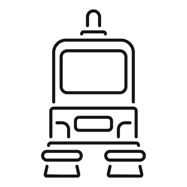El moderno tren expreso eléctrico de pasajeros llega a la estación