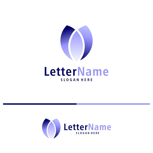 Moderno vector de diseño de logotipo de la letra M Creativo plantilla de conceptos de logotipo M