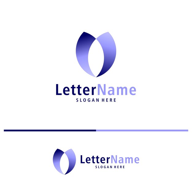 Moderno vector de diseño de logotipo de la letra M Creativo plantilla de conceptos de logotipo M