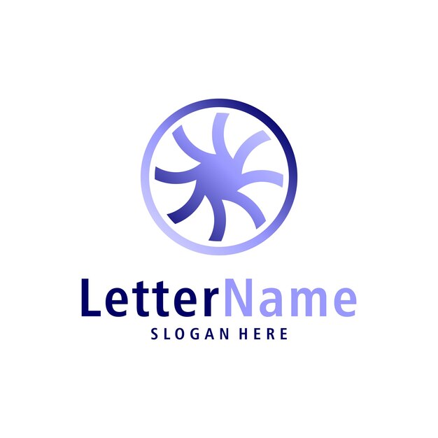 Moderno vector de diseño de logotipo de la letra O Modelo de conceptos de logotipo creativo de O