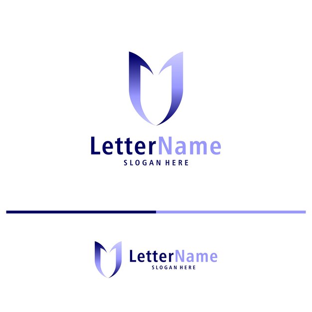 Moderno vector de diseño de logotipo de letra V Template de conceptos de logotipo Creative V