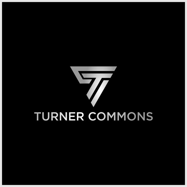 Moderno vector de plantilla de diseño de logotipo único de la letra TC CT