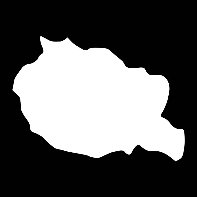 Mojkovac Municipio mapa subdivisión administrativa de Montenegro Ilustración vectorial