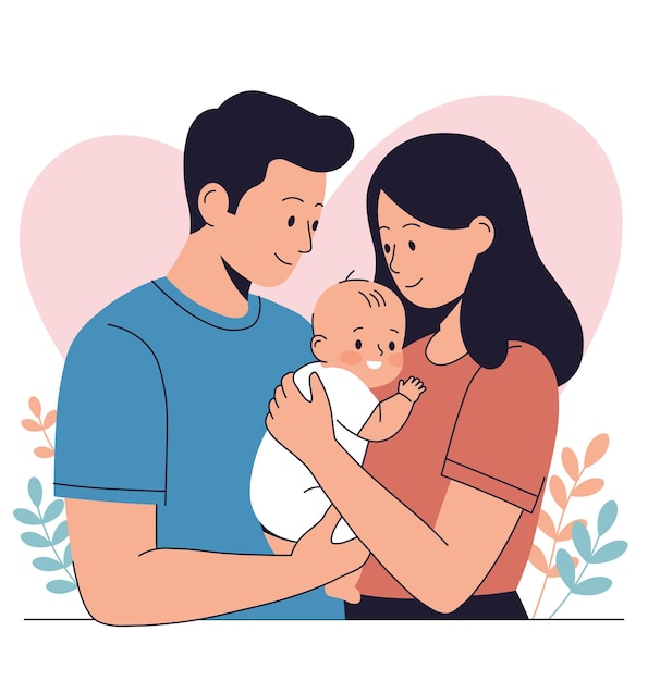Un momento amoroso para la familia