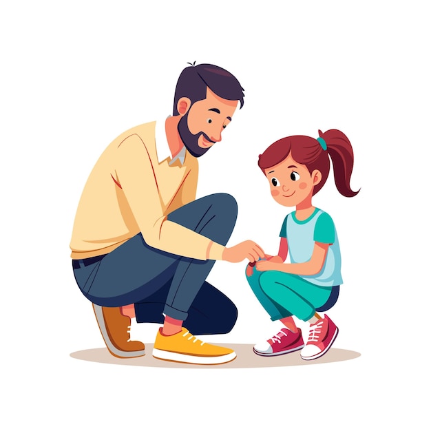 Momentos de la vida familiar real Conceptos de ilustración vectorial