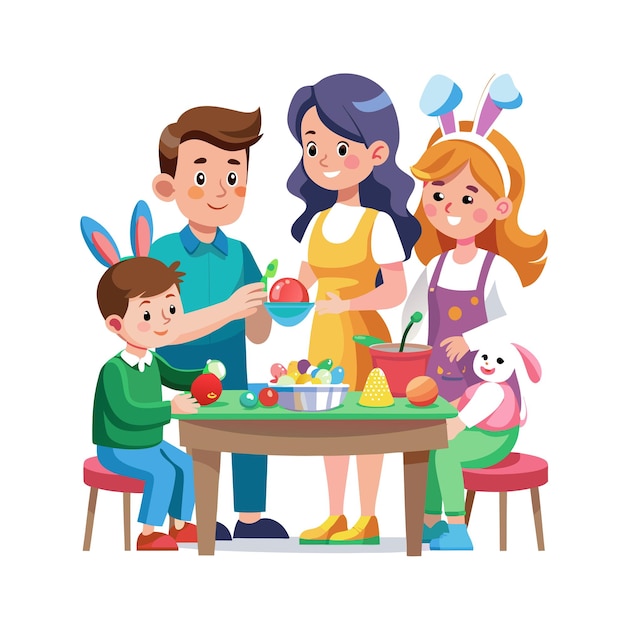 Momentos de la vida familiar real Conceptos de ilustración vectorial