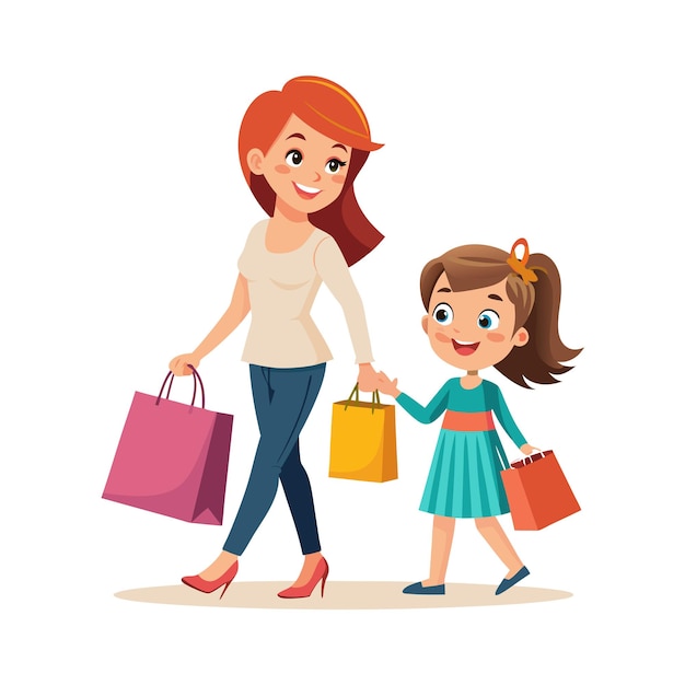 Momentos de la vida familiar real Conceptos de ilustración vectorial