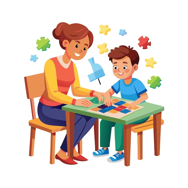 Momentos de la vida familiar real Conceptos de ilustración vectorial