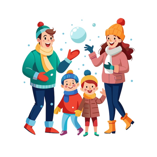Momentos de la vida familiar real Conceptos de ilustración vectorial