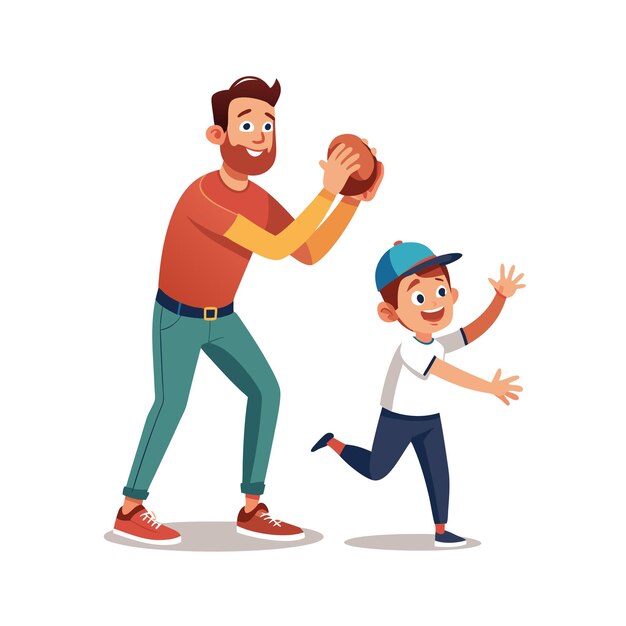 Momentos de la vida familiar real Conceptos de ilustración vectorial
