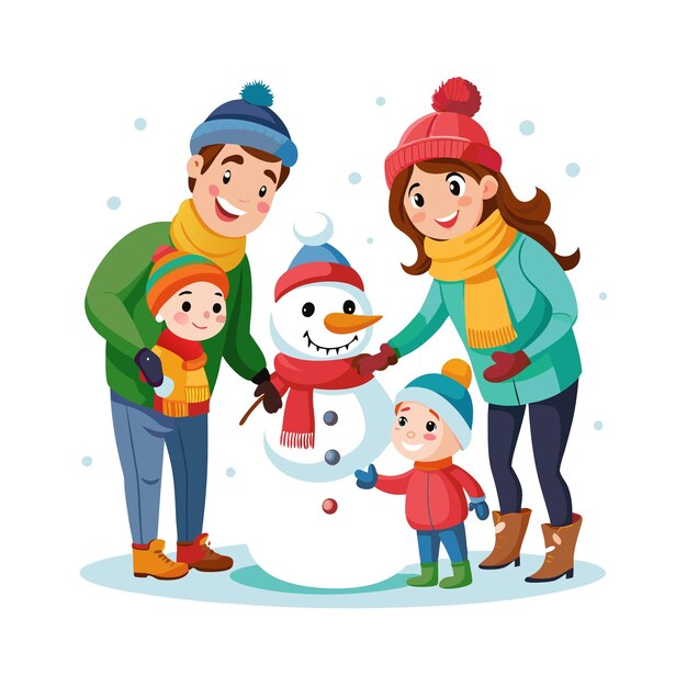 Momentos de la vida familiar real Conceptos de ilustración vectorial