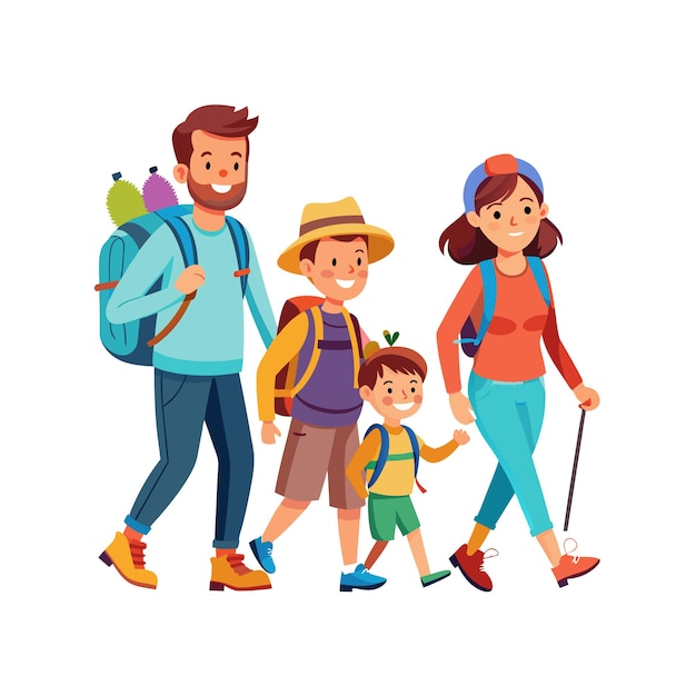 Momentos de la vida familiar real Conceptos de ilustración vectorial