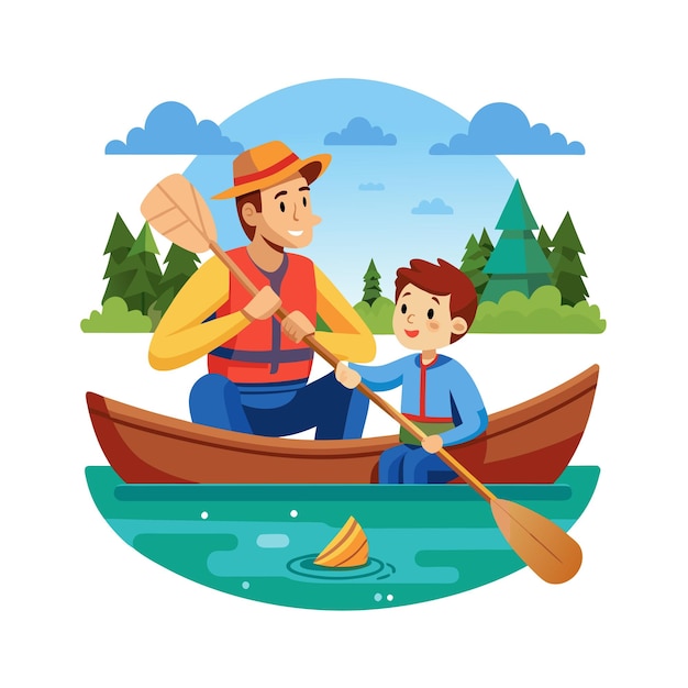 Momentos de la vida familiar real Conceptos de ilustración vectorial