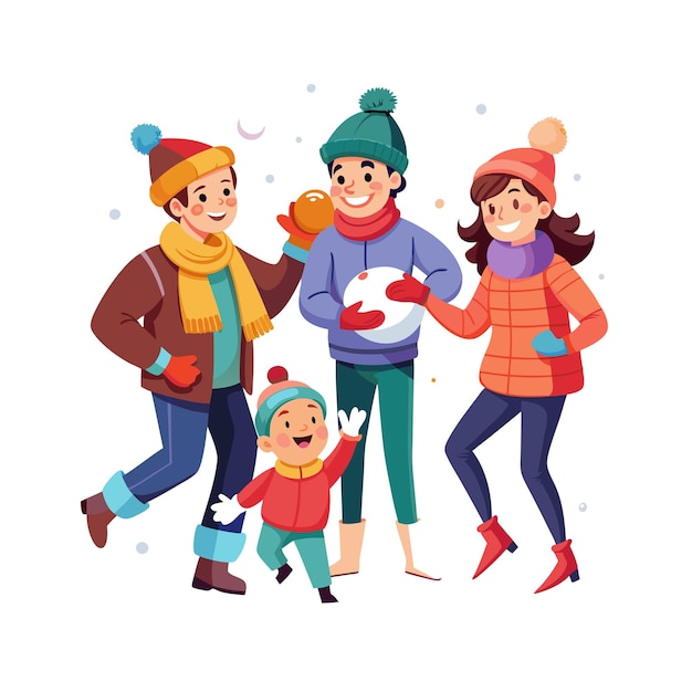 Momentos de la vida familiar real Conceptos de ilustración vectorial