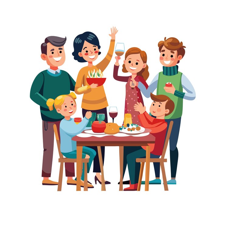 Vector momentos de la vida familiar real conceptos de ilustración vectorial