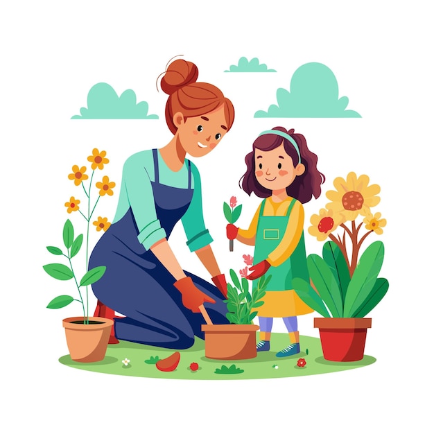 Momentos de la vida familiar real Conceptos de ilustración vectorial