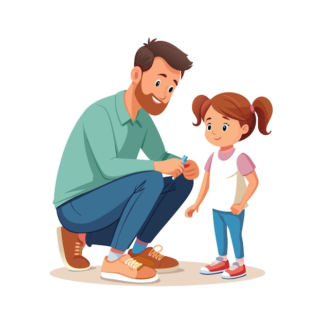 Momentos de la vida familiar real Conceptos de ilustración vectorial