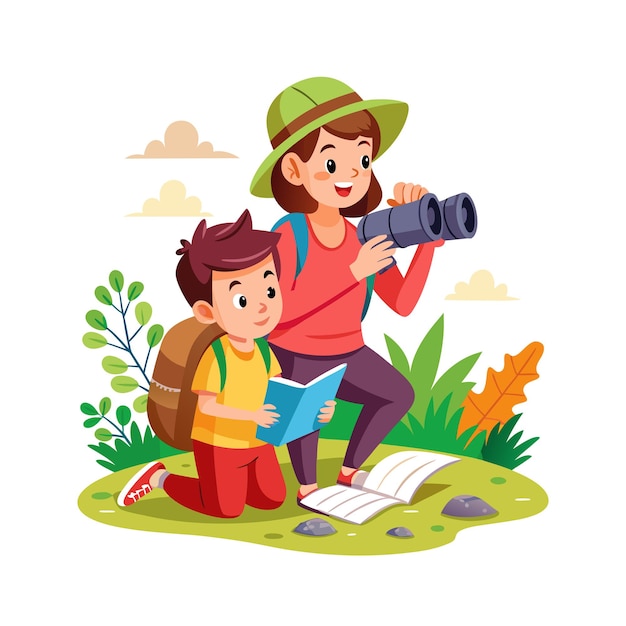 Momentos de la vida familiar real Conceptos de ilustración vectorial
