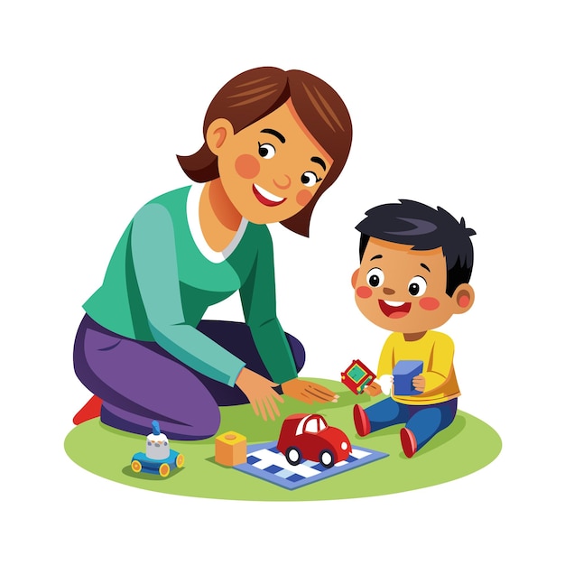 Momentos de la vida familiar real Conceptos de ilustración vectorial