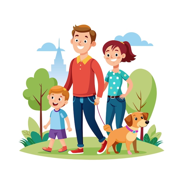 Momentos de la vida familiar real Conceptos de ilustración vectorial