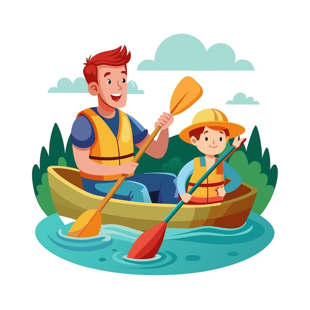 Momentos de la vida familiar real Conceptos de ilustración vectorial
