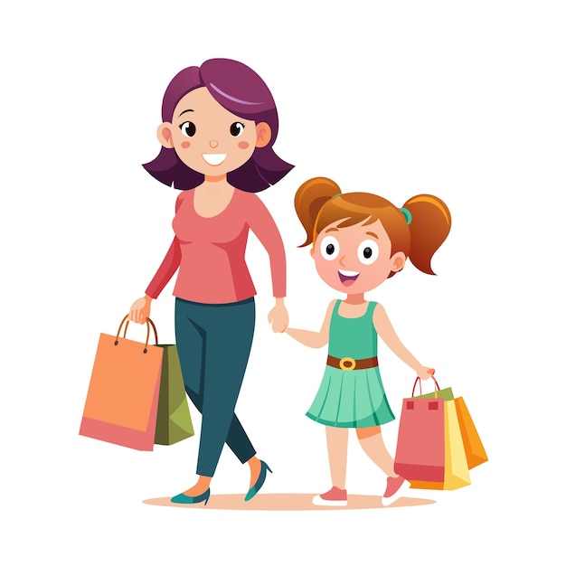 Momentos de la vida familiar real Conceptos de ilustración vectorial