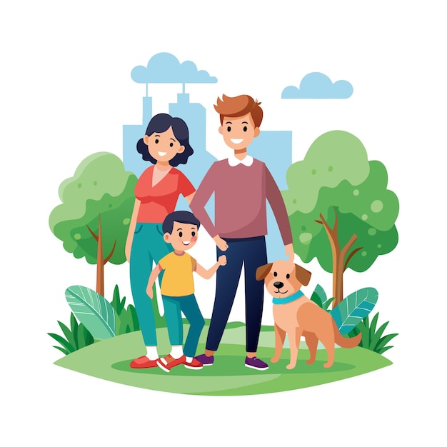 Momentos de la vida familiar real Conceptos de ilustración vectorial
